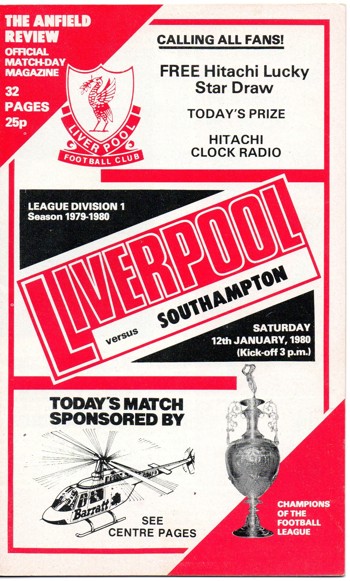 Match programme